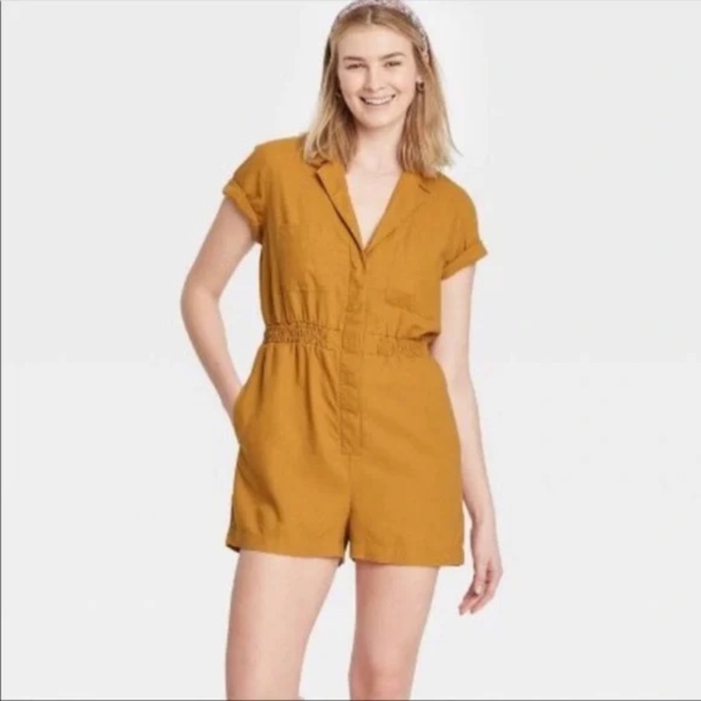 Universal Thread Golden Brown Romper